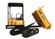 Rupsdumpers Morooka MST 200 VDR