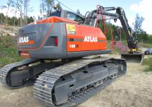 Rupsgraafmachines Atlas 160 LC