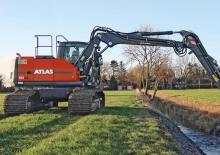 Rupsgraafmachines Atlas 165 LC
