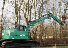 Rupsgraafmachines Atlas 195 LC