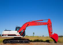 Rupsgraafmachines Link-Belt 210 X2