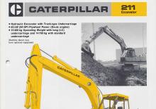 Rupsgraafmachines Caterpillar 211