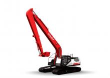 Rupsgraafmachines Link-Belt 220 X4S Long Front