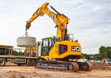 Rupsgraafmachines JCB 245XR
