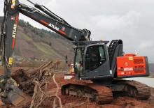 Rupsgraafmachines Atlas 260 LC
