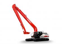 Rupsgraafmachines Link-Belt 260 X4S Long Front
