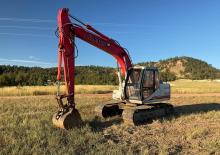 Rupsgraafmachines Link-Belt 2650