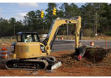 Rupsgraafmachines Caterpillar 308E 2 CR