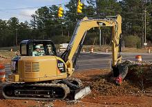 Rupsgraafmachines Caterpillar 308E2 CR