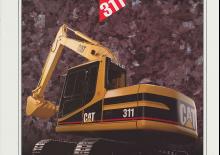 Rupsgraafmachines Caterpillar 311