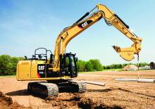 Rupsgraafmachines Caterpillar 316E