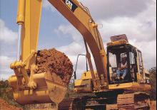 Rupsgraafmachines Caterpillar 320B
