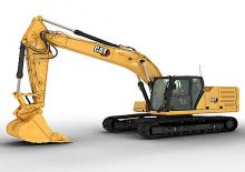 Rupsgraafmachines Caterpillar 323