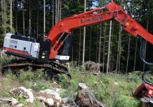 Rupsgraafmachines Link-Belt 3240 PH