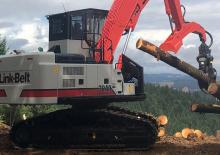 Rupsgraafmachines Link-Belt 3240 TL