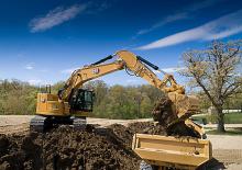 Rupsgraafmachines Caterpillar 335B