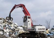 Rupsgraafmachines Link-Belt 600 LX MH
