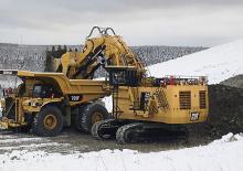 Rupsgraafmachines Caterpillar 6060