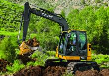 Rupsgraafmachines John Deere Construction 75G