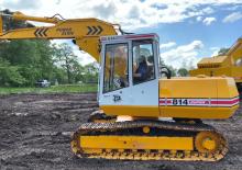 Rupsgraafmachines JCB 814 S