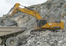 Rupsgraafmachines Liugong 975F