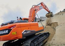 Rupsgraafmachines Doosan DX200A