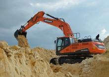 Electrische rups graafmachines Doosan DX300LC-5 SLR