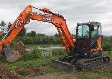 Rupsgraafmachines Doosan DX62R-3