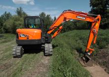 Rupsgraafmachines Doosan DX85R-3