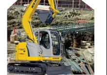 Rupsgraafmachines New Holland E 70 B SR