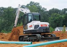 Rupsgraafmachines Bobcat E85