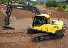 Rupsgraafmachines Volvo EC160C