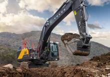Rupsgraafmachines Volvo EC260F LR