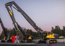 Rupsgraafmachines Volvo EC500 High Reach