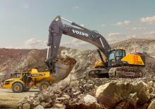 Rupsgraafmachines Volvo EC750E
