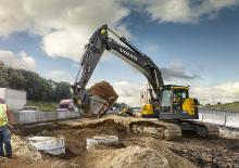 Rupsgraafmachines Volvo ECR355EL