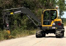 Rupsgraafmachines Volvo ECR88R