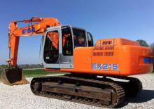 Rupsgraafmachines Fiat-Hitachi EX 215