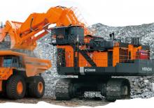 Rupsgraafmachines Hitachi EX 8000
