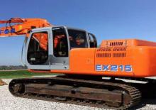 Rupsgraafmachines Hitachi EX215