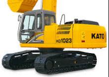 Rupsgraafmachines Kato HD1023III