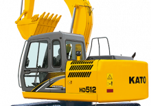 Rupsgraafmachines Kato HD512-R5