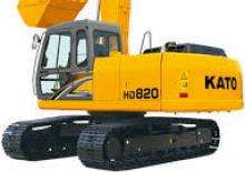 Rupsgraafmachines Kato HD820V