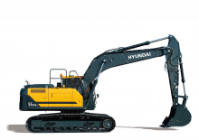 Rupsgraafmachines Hyundai HX210AL