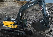 Rupsgraafmachines Hyundai HX480AL