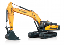 Rupsgraafmachines Hyundai HX480L