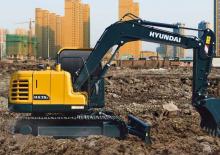Rupsgraafmachines Hyundai HX75S