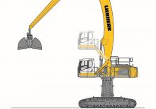 Graafmachines in overslaguitvoering Liebherr LH 60 C High Rise Port Litronic