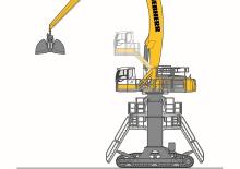 Graafmachines in overslaguitvoering Liebherr LH 80 C Gantry Port Litronic