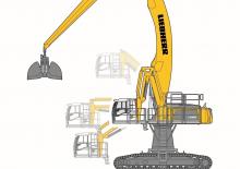 Graafmachines in overslaguitvoering Liebherr LH 80 C High Rise Port Litronic
